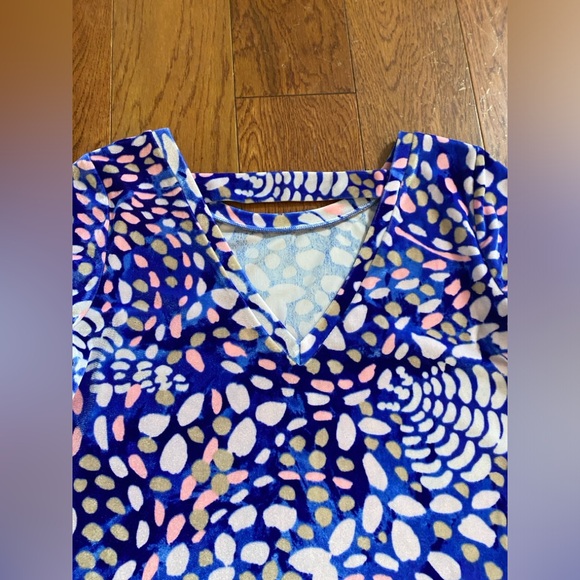 Lilly Pulitzer Olive Swing Dress in Bwckon Blue Sparkling Grotto - Picture 8 of 8